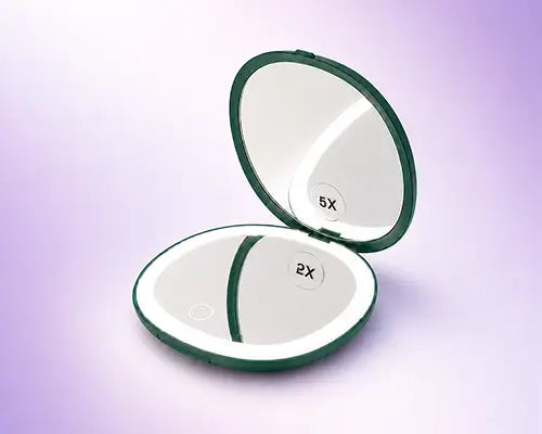 Miroir compact à DEL MiniGlow de Glamye