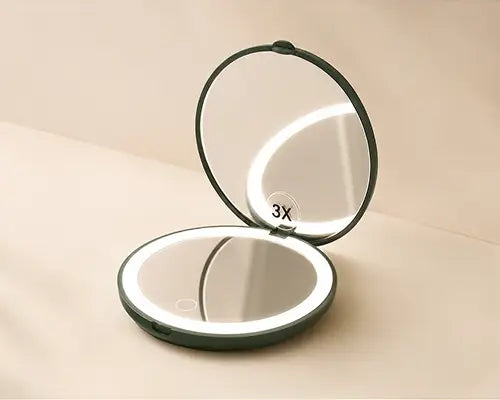 Glamye HaloMini LED Compact Mirror