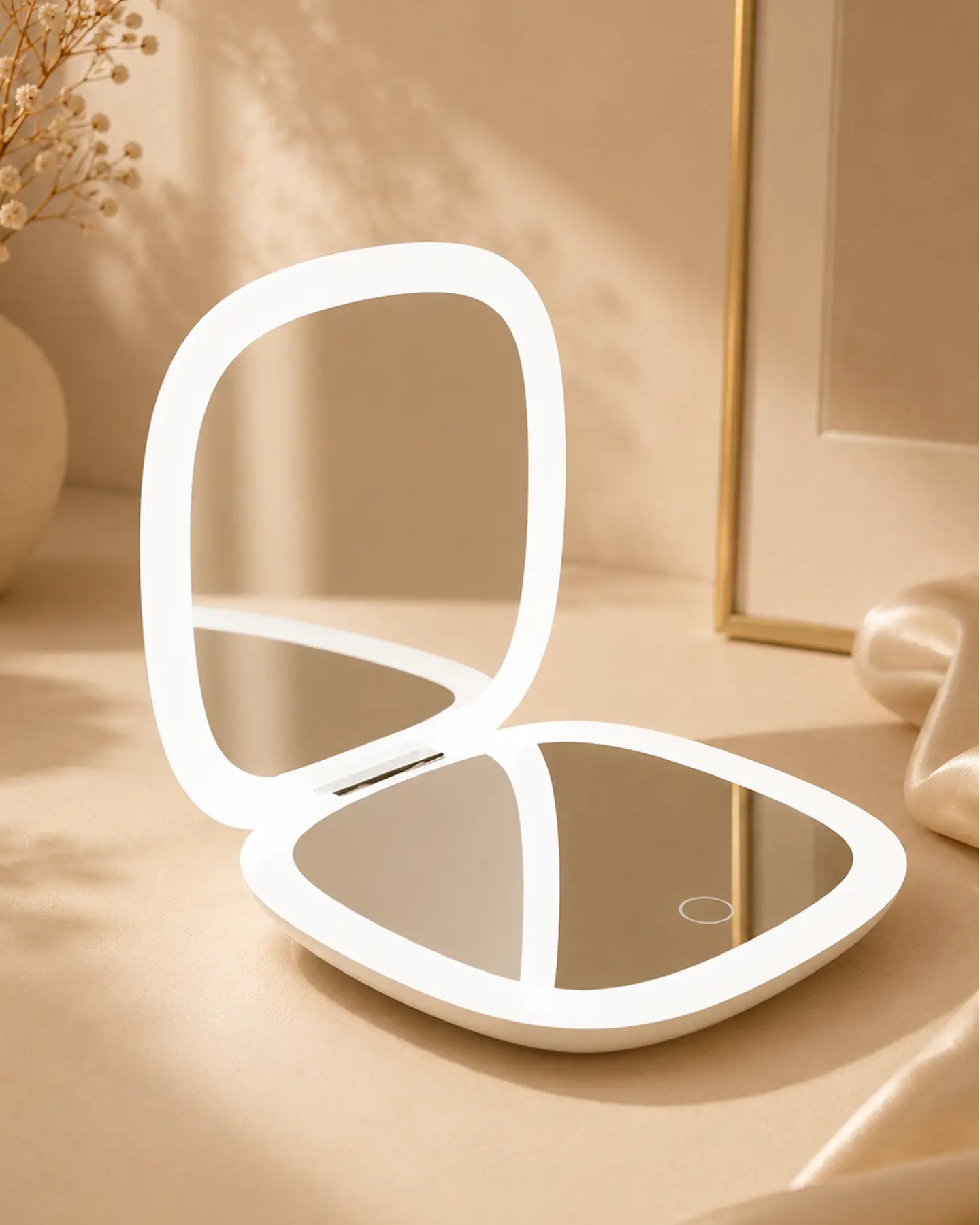 Glamye DuoGlow LED Compact Mirror