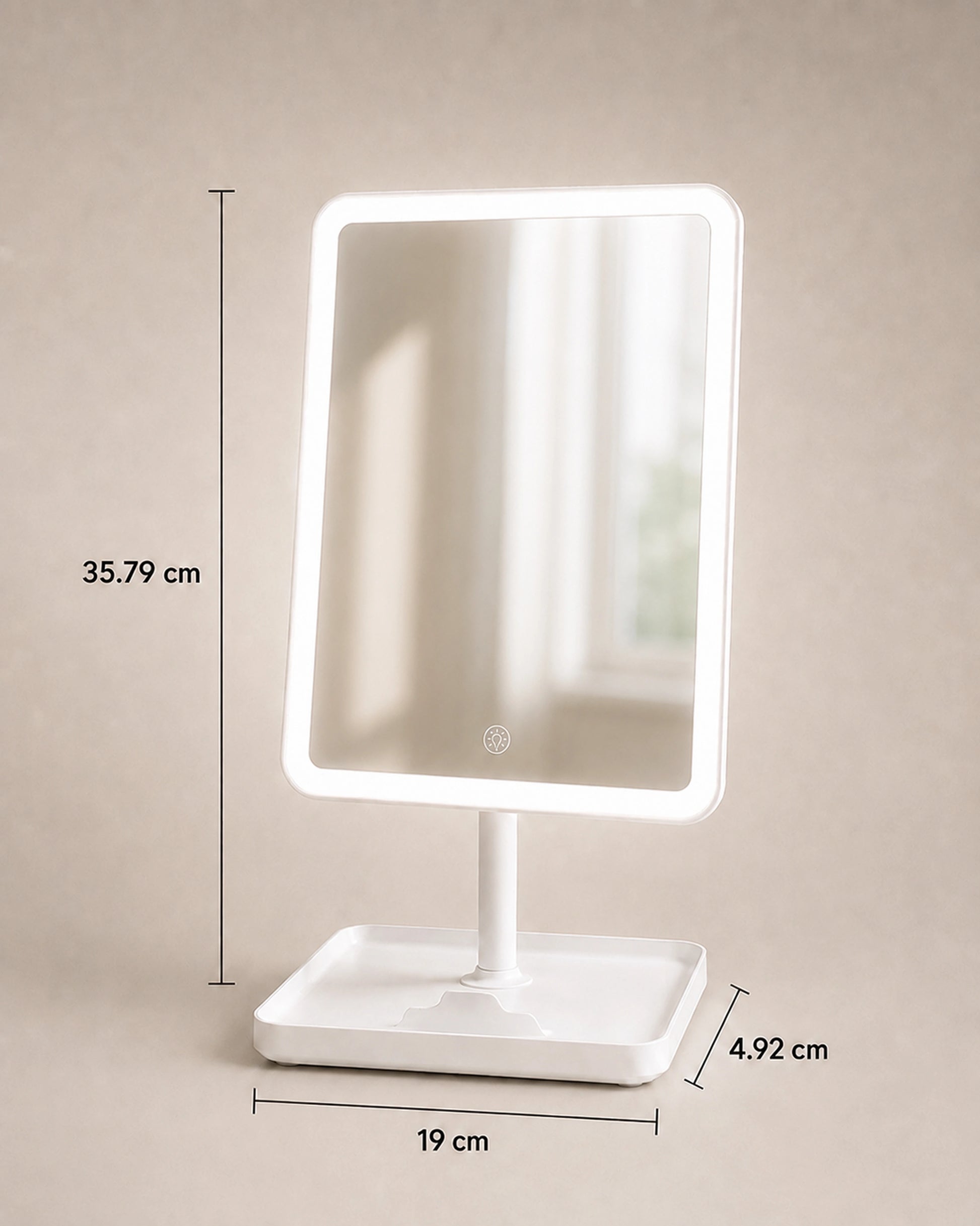 Glamye BeautyGlow LED Cosmetic Mirror - Glamye BeautyGlow LED Cosmetic Mirror