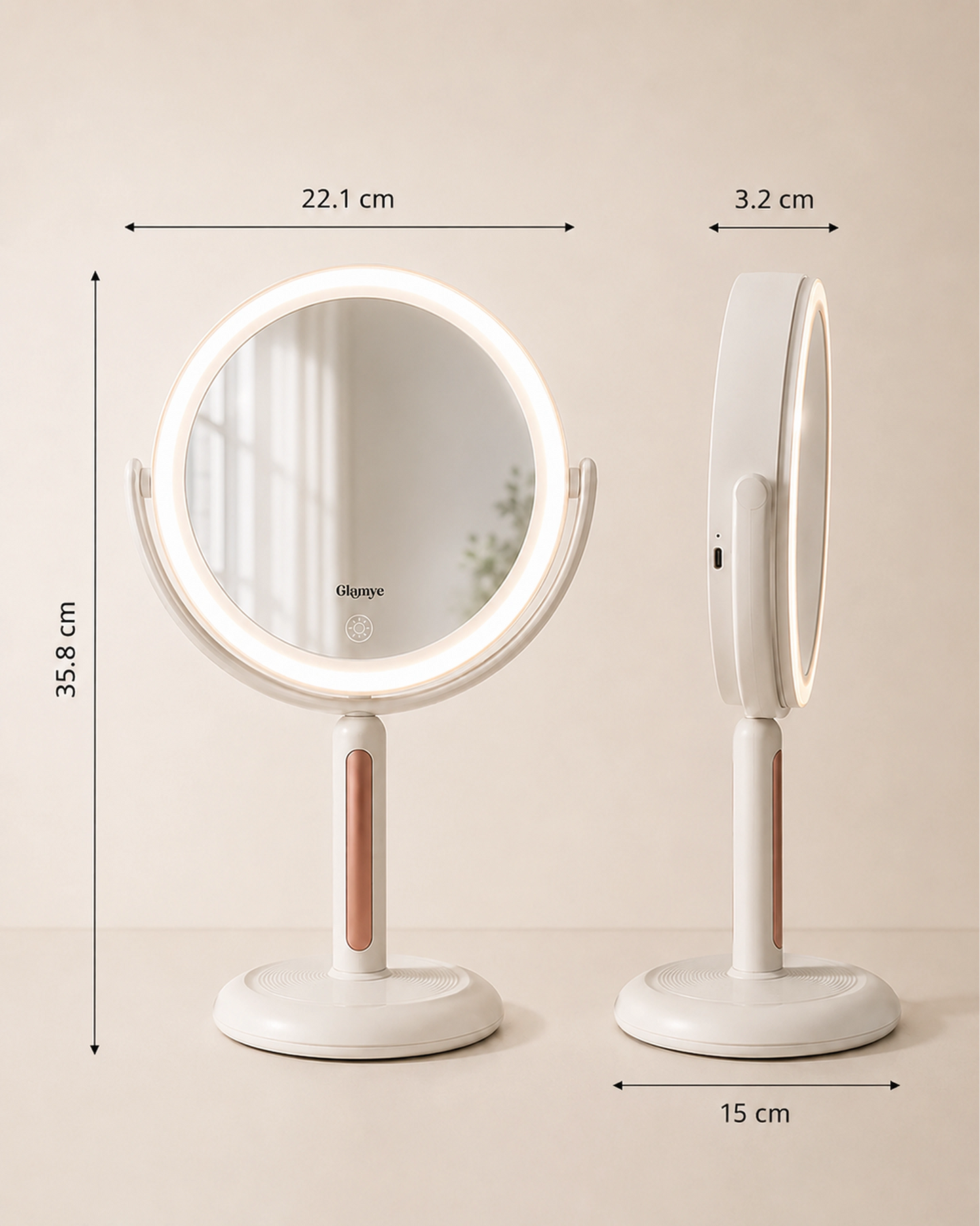 Glamye VanityGlow LED Mirror