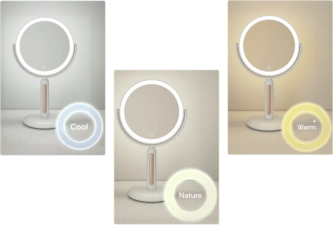 3 Lighting Modes & Crystal Clear Reflection