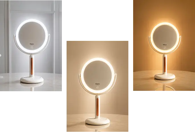 3 Lighting Modes & Crystal Clear Reflection