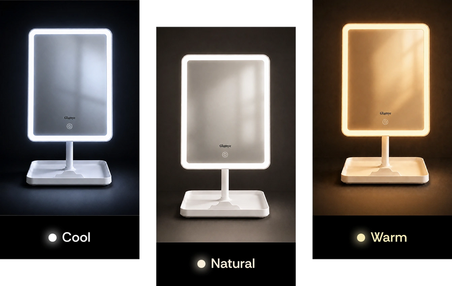 Three Lighting Modes & Crystal-Clear Reflection