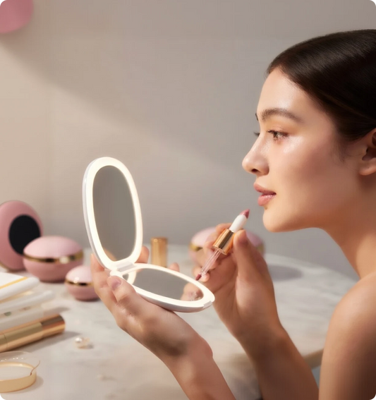 Glamye DuoGlow LED Compact Mirror