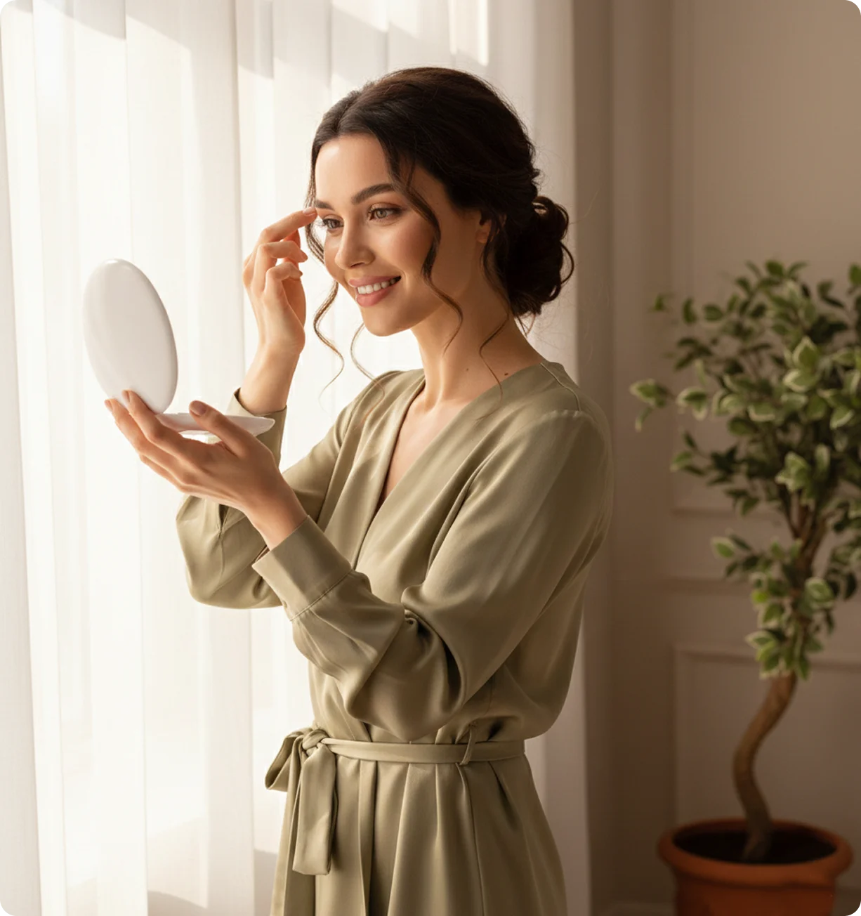 Glamye MiniGlow LED Compact Mirror