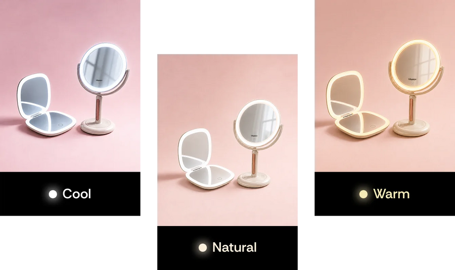 One Beauty Routine, Two Perfect Mirrors